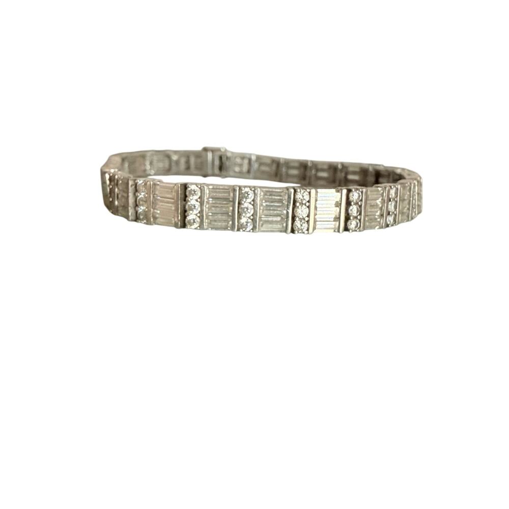 925 Sterling Silver CZ Bracelet